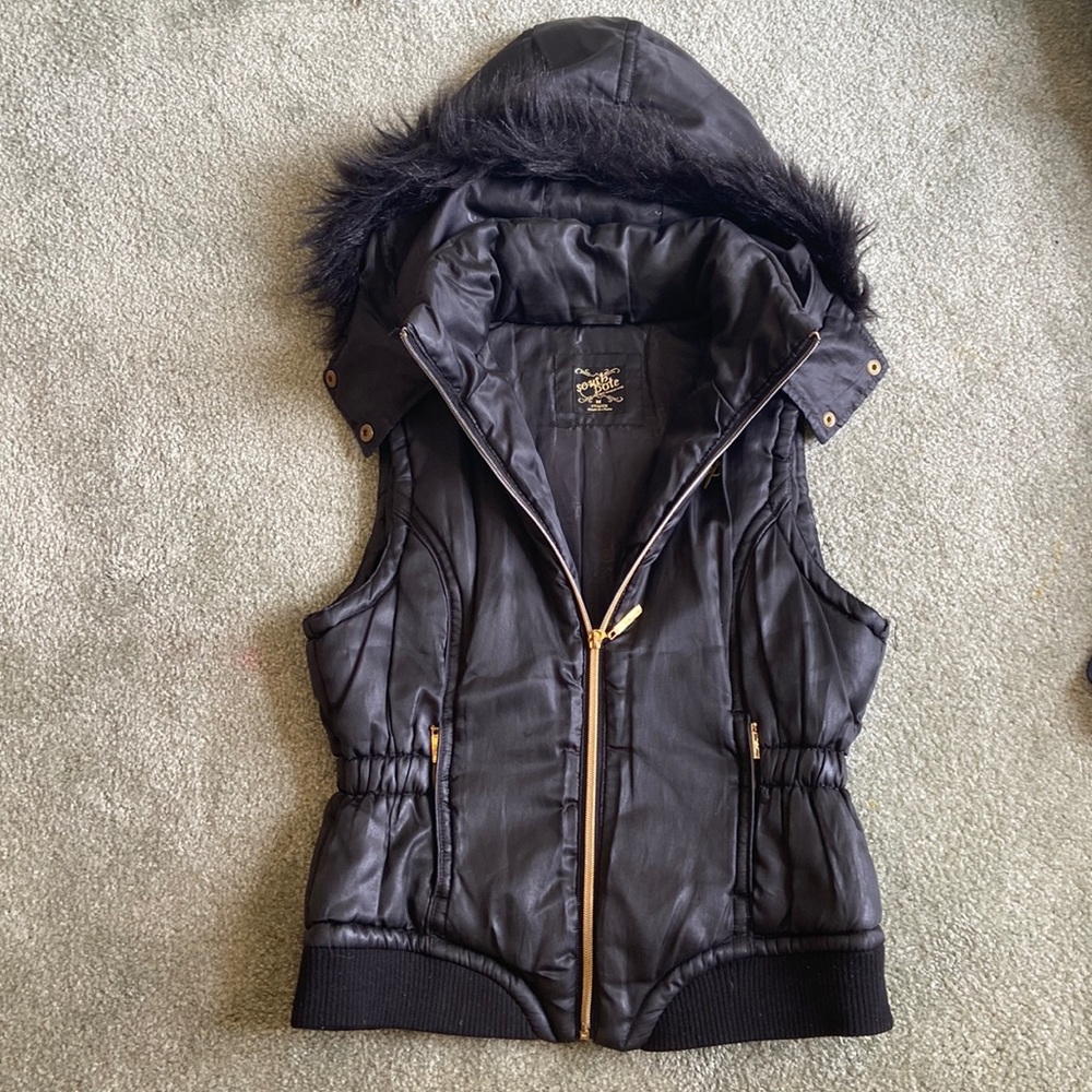 South Pole puffy vest